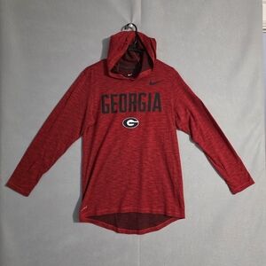 Nike Mens Georgia Bulldogs Rivalry Slub Long Sleeve Performance Hoodie Size S
